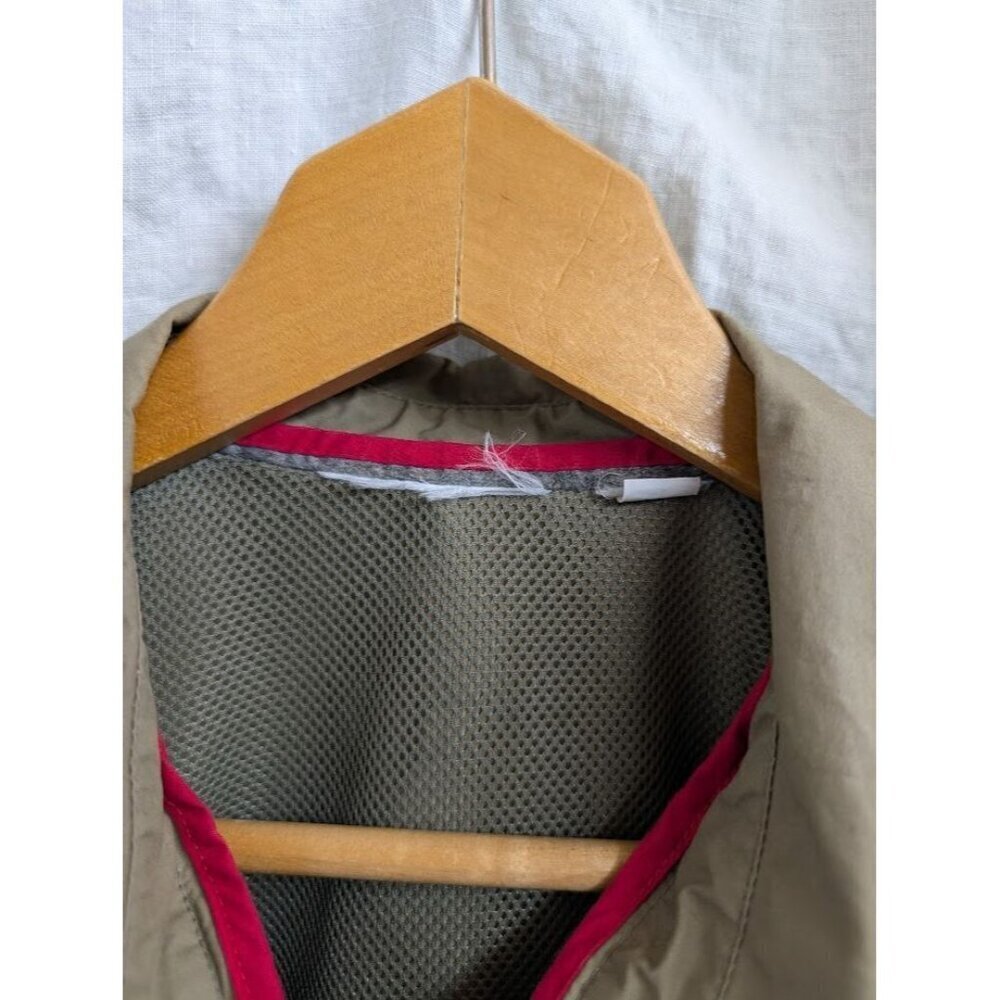 LIZGOLF women's size Medium kahki vest, snap closure, safari vest L8 - Picture 2 of 7